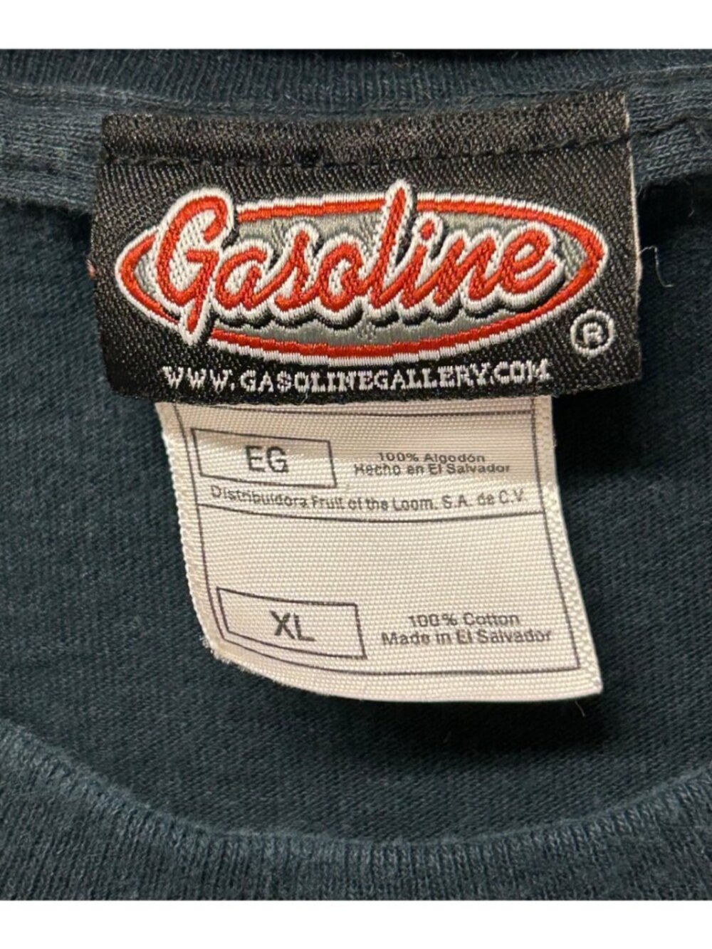 Gasoline Graphic T-Shirt XL Black Ford Hot Rod Coupe Garage Wear Kustom Kulture - Picture 5 of 7